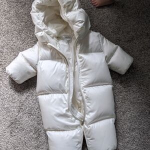 Ralph Lauren Cream Puffer Snowsuit